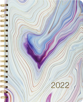 2022 Blue Agate Desk Calendar