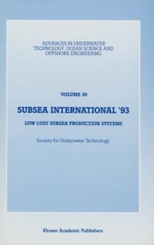 Hardcover Subsea International '93: Low Cost Subsea Production Systems Book