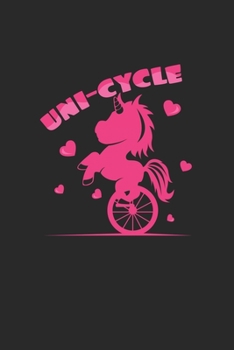 Uni-Cycle: 6x9 Unicycle | dotgrid | dot grid paper | notebook | notes