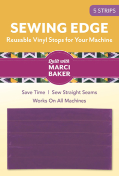 Misc. Supplies Sewing Edge - Reusable Vinyl Stops for Your Machine: 5 Strips Book