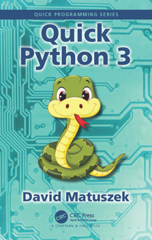 Hardcover Quick Python 3 Book