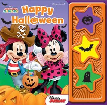Mickey Mouse Clubhouse (Disney® ) Happy Halloween 3 Star Sound Button 5 Spread Padded Board Book Phoenix International Publications 9781450831390