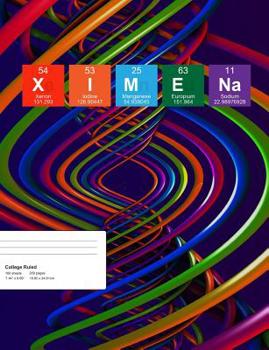 Paperback Ximena: Ximena Composition Notebook, Personalised Name Notebook, Periodic Table Style Science Fan Notebook, Future Chemist Not Book