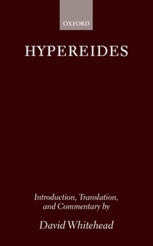 Hardcover Hypereides: The Forensic Speeches Book