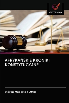Paperback AfrykaŃskie Kroniki Konstytucyjne [Polish] Book