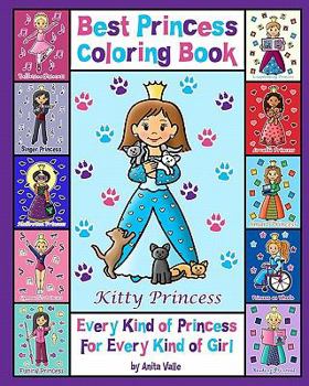 Paperback Best Princess Coloring Book Ever! Book