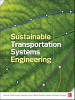 Hardcover Sustainable Transportation Systems Engineering Book