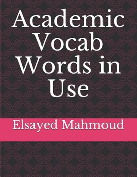 Paperback Academic Vocab Words in Use Book