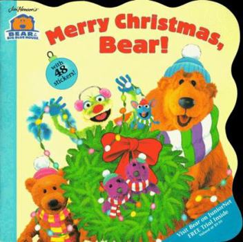 Paperback Merry Christmas Bear [With Stickers] Book