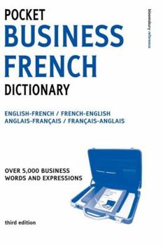 Paperback Pocket Business French Dictionary 3ED (Large Print) [Large Print] Book