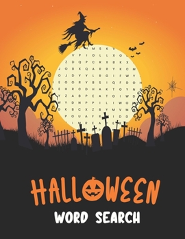 Halloween Word Search: Large Print Spooky Word Search Puzzle Book For Adults and Kids