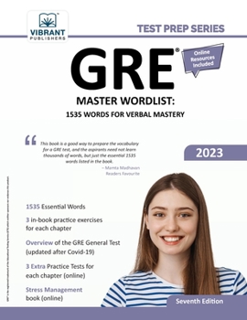 Paperback GRE Master Wordlist: 1535 Words for Verbal Mastery Book