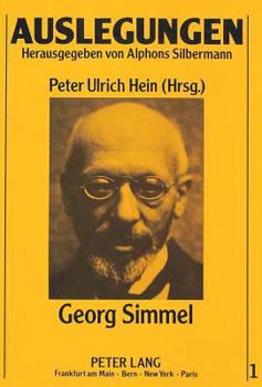 Paperback Georg Simmel: Herausgegeben Von Peter Ulrich Hein [German] Book