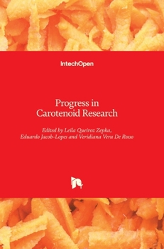 Hardcover Progress in Carotenoid Research Book
