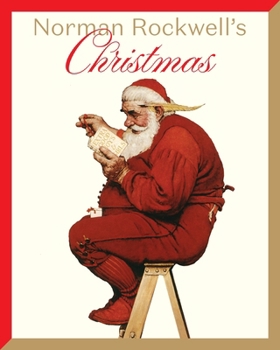 Hardcover Norman Rockwell's Christmas Book