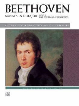 Paperback Beethoven -- Sonata in D Major, Op. 6 Book