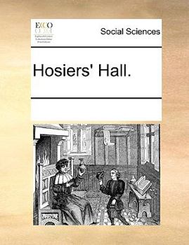 Paperback Hosiers' Hall. Book