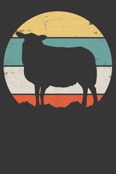 Paperback Notebook: Sheep Dot Grid 6x9 120 Pages Book