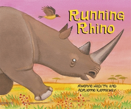 Paperback African Animal Tales: Running Rhino Book