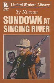 Paperback Sundown at Singing River [Large Print] Book