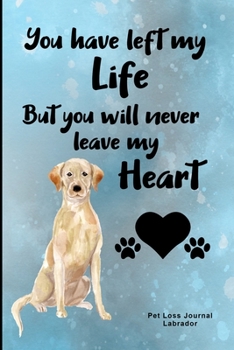 Pet Loss Journal Labrador: Guided Prompt Keepsake Workbook