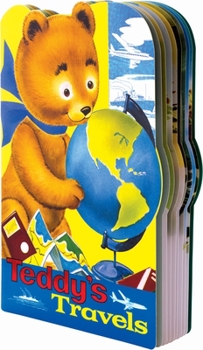 Paperback Teddy's Travels Shape Book