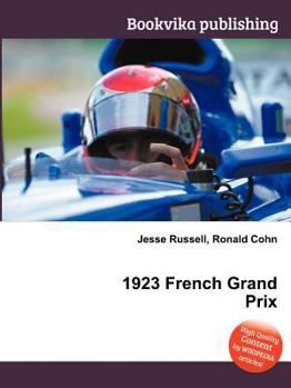 Paperback 1923 French Grand Prix Book