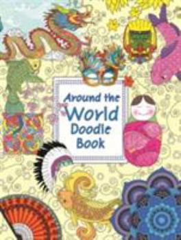 Paperback Doodle Book - Around the World: Doodle & Colouring Book