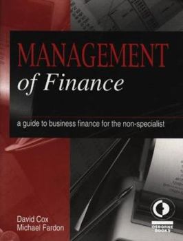 Paperback Management of Finance: A Guide for the Non-Specialist Book