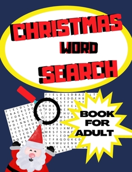 Paperback Christmas Word Search Book for Adult: Puzzles Large Print - Jumbo Challenging Brain Exercise - Word Find Activity Games - Wordsearching Holiday Game - Book