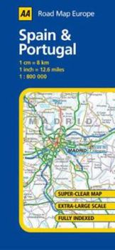 Map Spain and Portugal Book