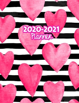 2020-2021 Planner: Two Year Calendar Organizer and Goal Journal | January 2020 - December 2021 Daily, Weekly and Monthly Planner Book with Back Sticker Expression Wall for 2 Years | Design Code 589928