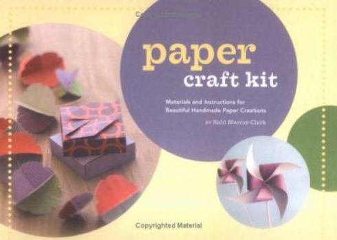 Hardcover Paper Craft Kit: Materials and Instructions for Beautiful Handmade Paper Creations [With 80 Page Book and Cardstock, Paper, Project Templates, Folding Book