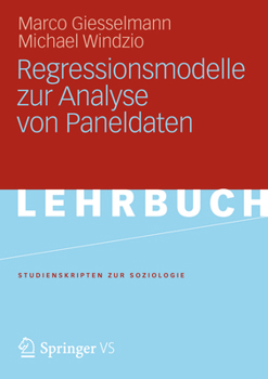 Paperback Regressionsmodelle Zur Analyse Von Paneldaten [German] Book