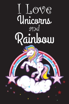 I Love Unicorns and Rainbow: Unicorn comic book for kids 6-8 under $7, Unicorn comic book for kids,This is Unicorn comic book stetchbook and comic book box | Awesome Unicorn Notebook
