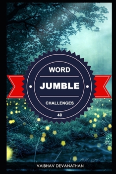 Paperback Word Jumble Challenges - 40 Book
