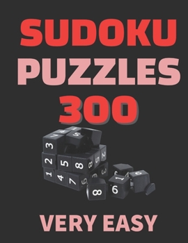 Paperback Sudoku 300 puzzles very easy: Soduko large print, 300 Puzzles Book for Adults & Seniors, Even the little ones Book