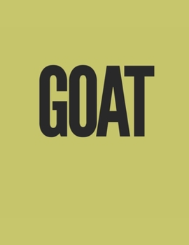 Paperback Goat: Fun & Trendy Notebook, Journal With 127 Lined Pages To Write In. 8.5x11 Inches Makes A Perfect Gift Book