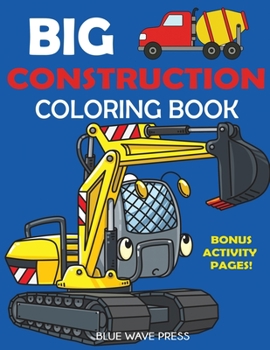 Paperback Big Construction Coloring Book