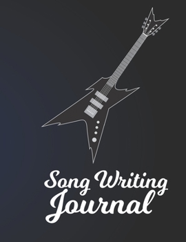 Paperback Song Writing Journal: Music Manuscript Paper, (Gifts for Music Lovers) Book