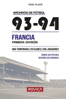 Paperback 93-94 Francia - Primera División [Spanish] Book