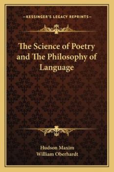 Paperback The Science of Poetry and the Philosophy of Language Book