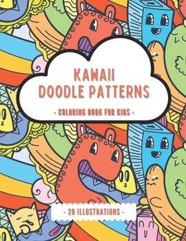 Kawaii Doodle Patterns - Coloring Book For Kids: kawaii coloring books