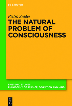 Hardcover The Natural Problem of Consciousness Book