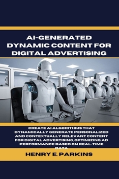 Paperback Ai-Generated Dynamic Content for Digital Advertising: Create AI Algorithms That Dynamically Generate Personalized and Contextually Relevant Content fo Book