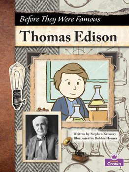 Library Binding Thomas Edison Book