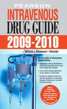 Spiral-bound Pearson Intravenous Drug Guide Book