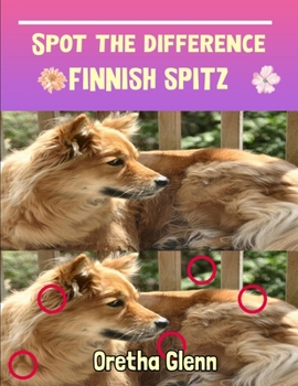 Paperback Spot the difference Finnish Spitz: Picture puzzles for adults Can You Really Find All the Differences? Book