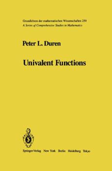 Paperback Univalent Functions Book