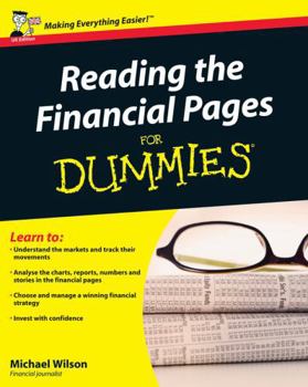 Paperback Reading the Financial Pages for Dummies Book